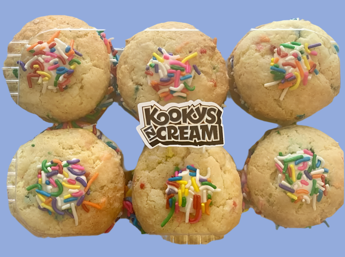 Mini Birthday Cake Cookie Sandwich - 2 Pack