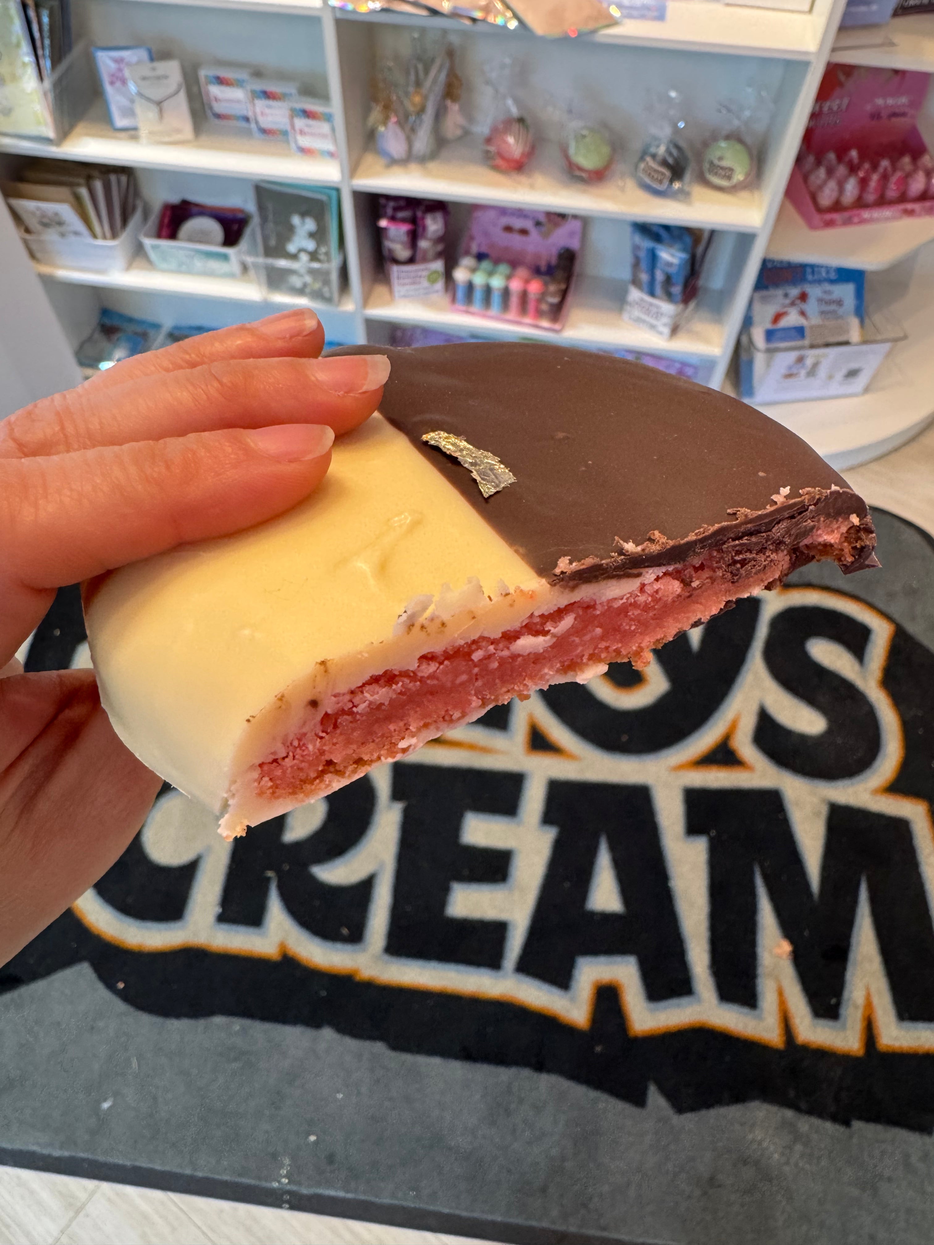 Chocolate Covered Strawberry Cookie